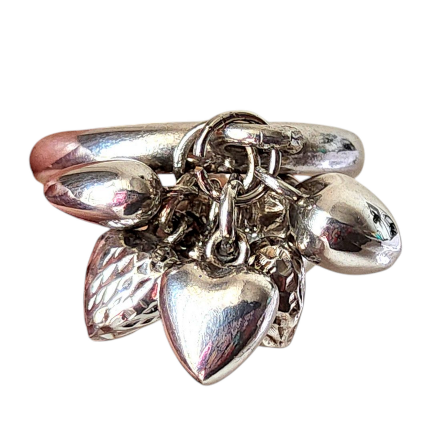 Heart Danglers in 925 Silver