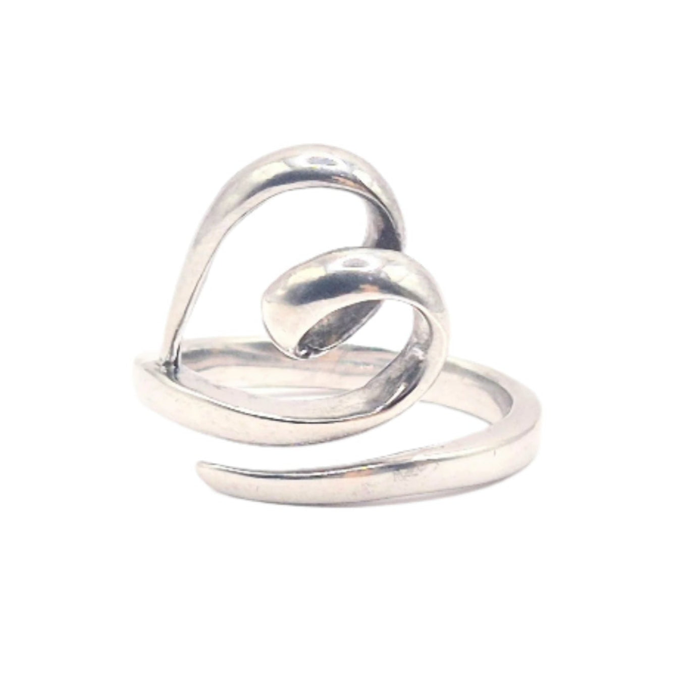 Twisted Heart in 925 Silver