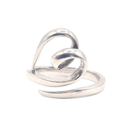 Twisted Heart in 925 Silver