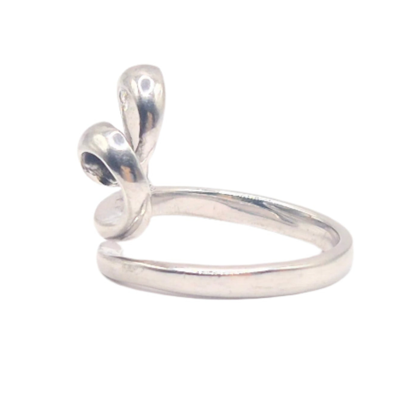 Twisted Heart in 925 Silver
