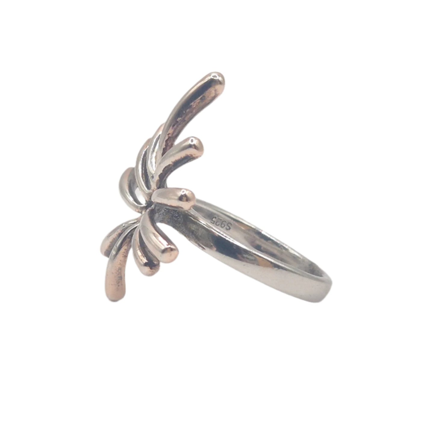 Flora in autumn designed in 925 Silver ring