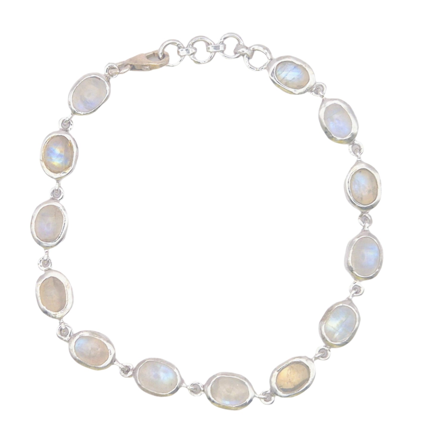Moonstone in 925 Silver Bracelet