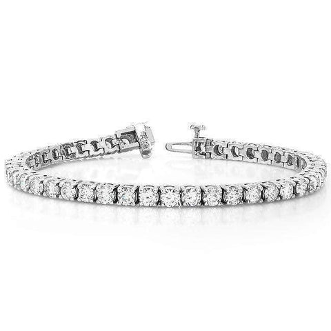 Lab Grown Diamonds in 925 Silver Bracelet