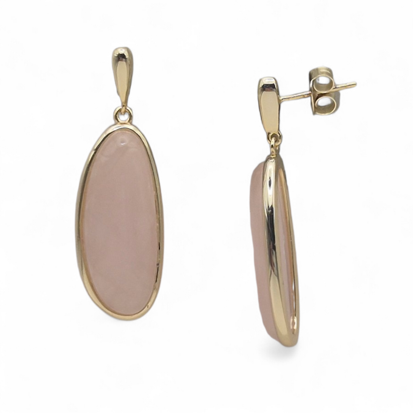 Rosequartz in Silver
