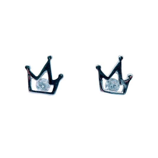 Princess shaped Cubic Zirconia in 925 Silver