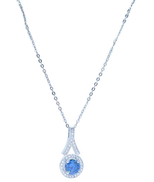 Round Tanzanite in 925 Silver