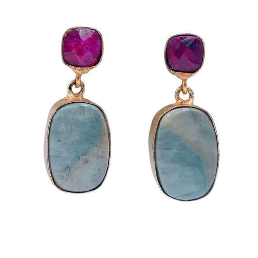 Maroon and Grey Quartz