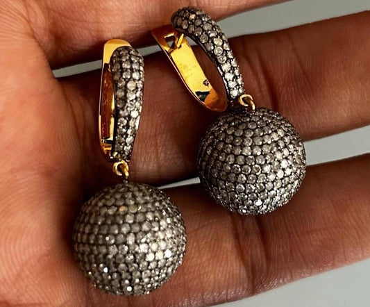 Vintage sphere with Bali in silver (Made to order)