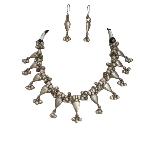 Antique german silver set with light weight ghungroos