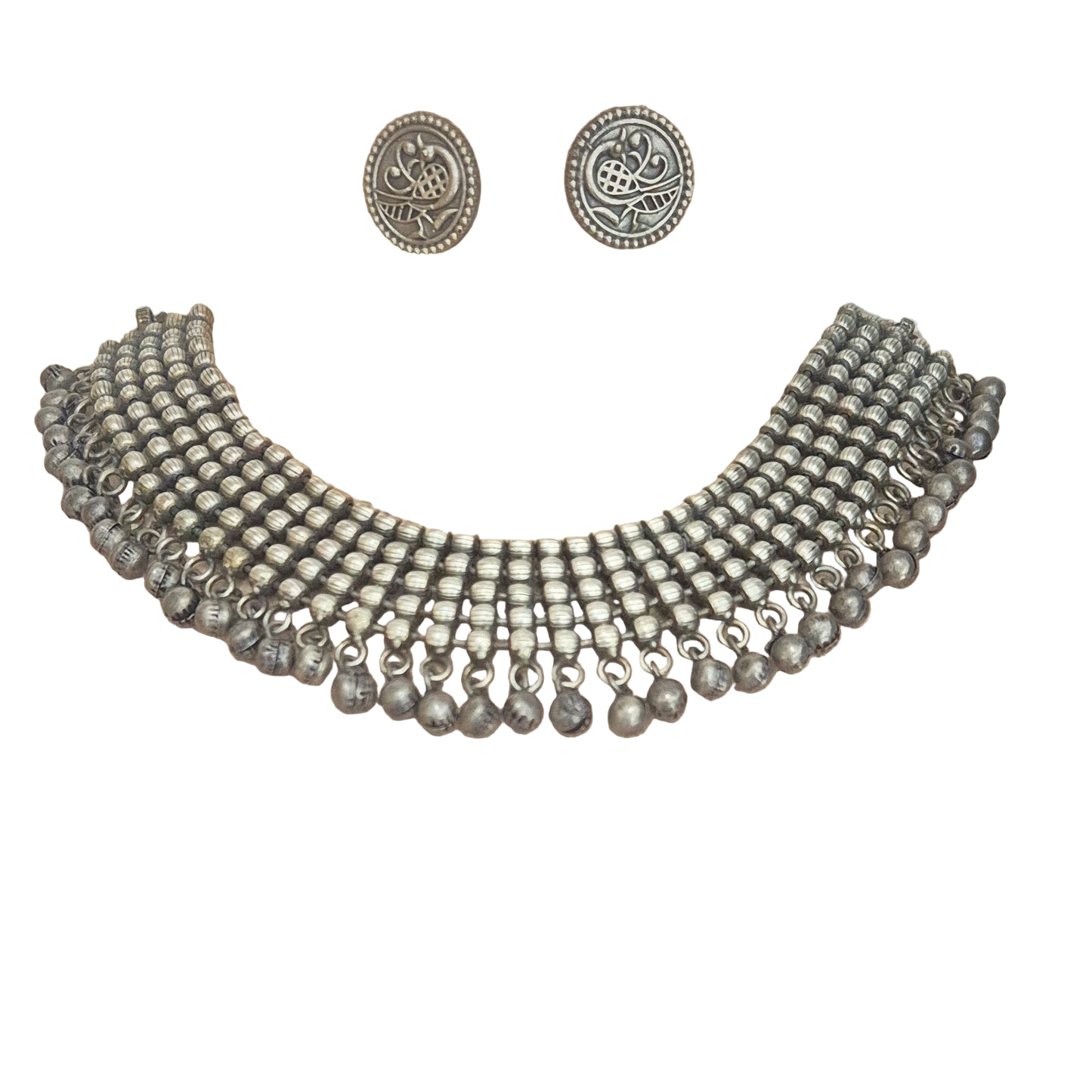 Antique ghungroo set in german silver