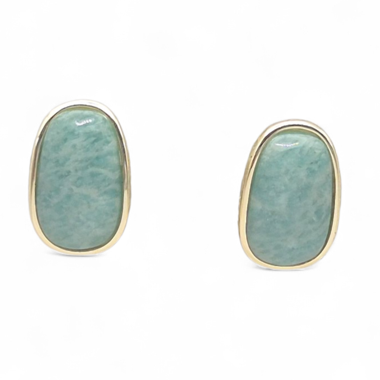 Amazonite tops in Silver